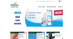 Desktop Screenshot of huebner-vital.de